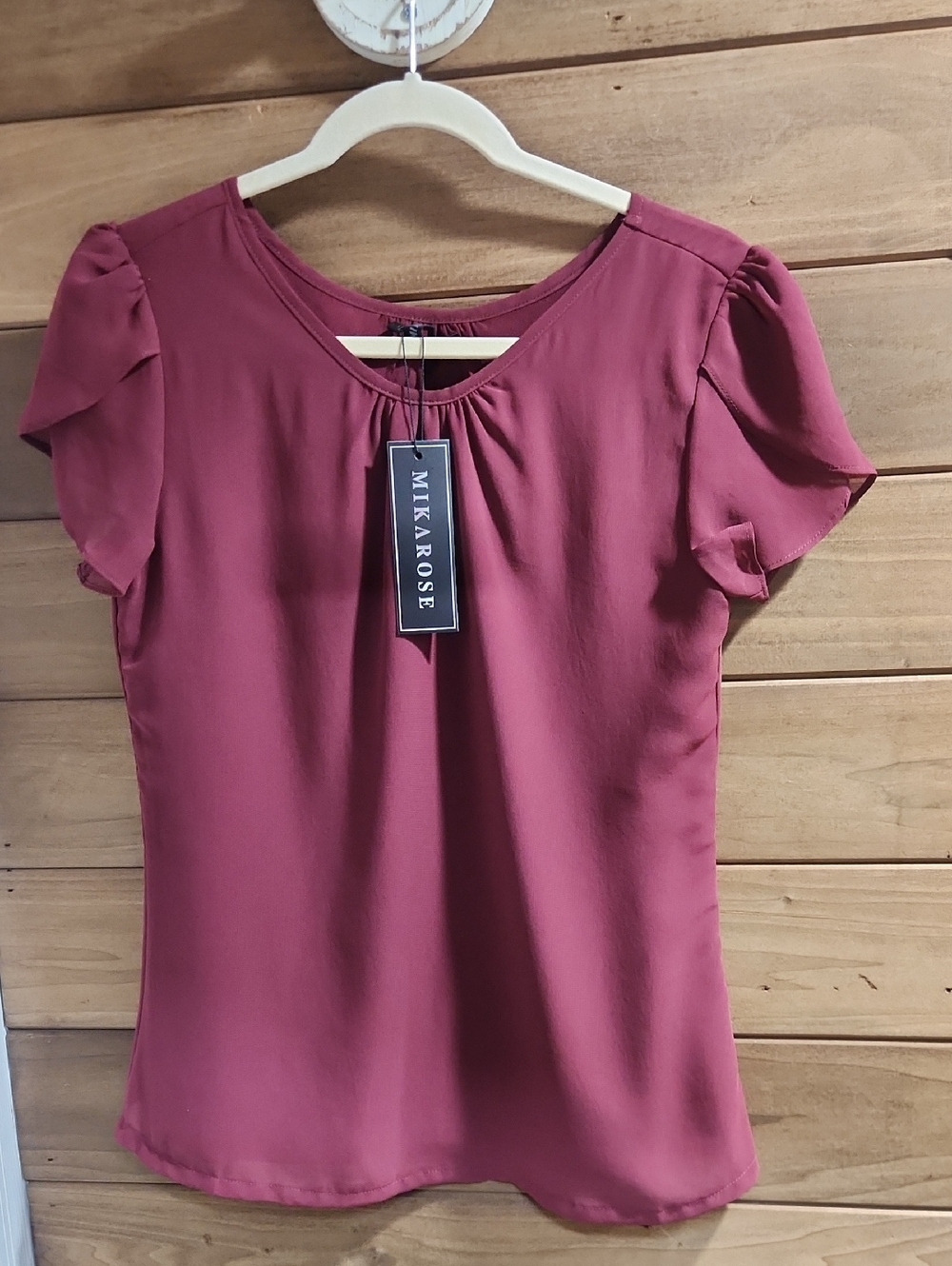 Chiffon Scoop Neck